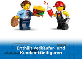 LEGO City Burger Truck Byggesæt med Legetøjsbil til 5-årige, Food Truck Minifigur og tilbehør, Sjov gave til drenge og piger 60404 Byggesæt Besuche den LEGO-Store