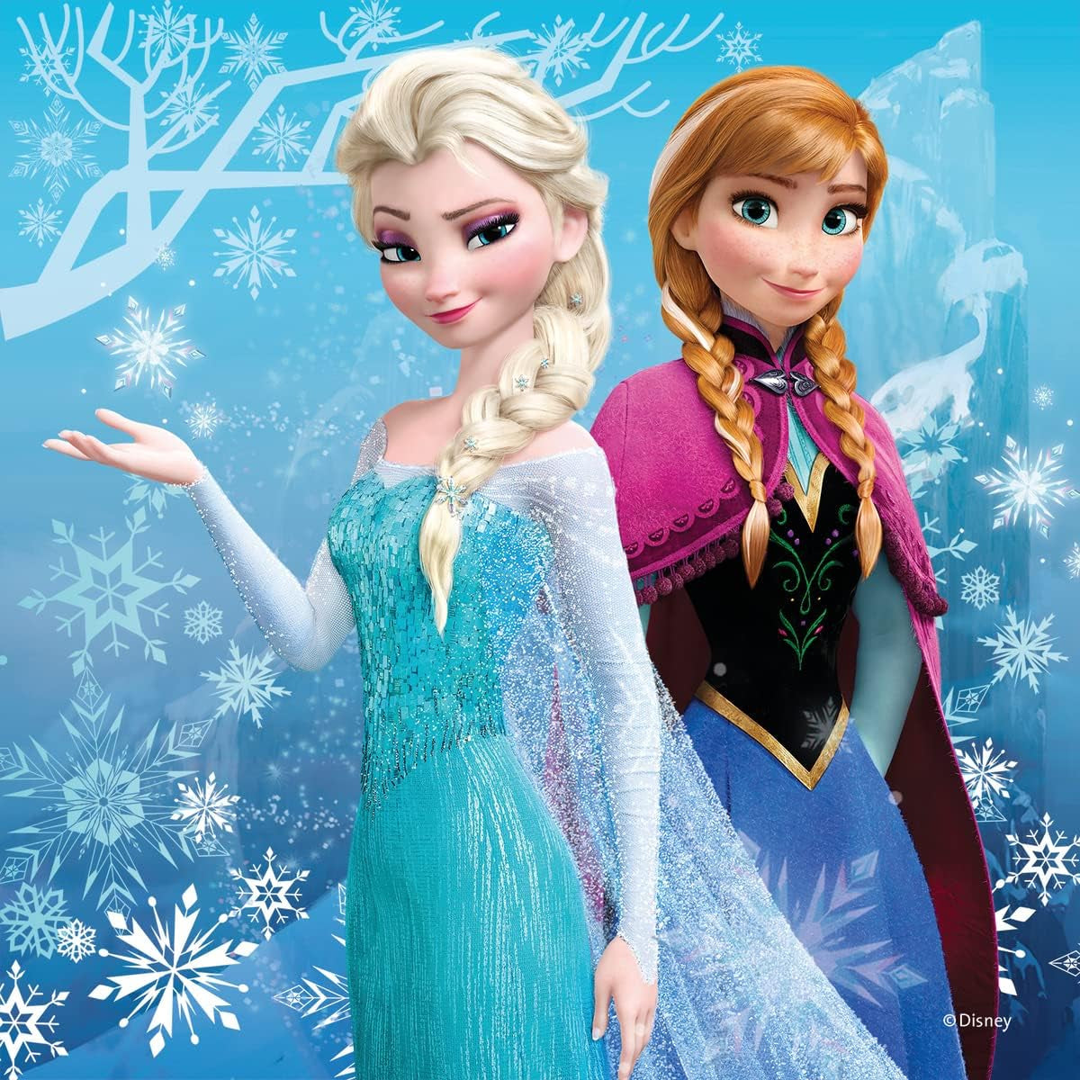 Ravensburger børnepuslespil - 09264 Adventures in Winterland - puslespil til børn over 5 år, Disney Frozen puslespil med 3X49 brikker Puzzle Naty Shop