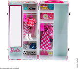 Theo Klein 5801 Barbie-garderobe med tøjstænger og -rum, legetøj fra 3 år og opefter, inkluderer tilbehør, flerfarvet