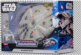 Star Wars Micro Galaxy Squadron SWJ0332 - Millennium Falcon 22,5 cm officielt køretøj med lys, lyd og actionfigurer Naty Shop