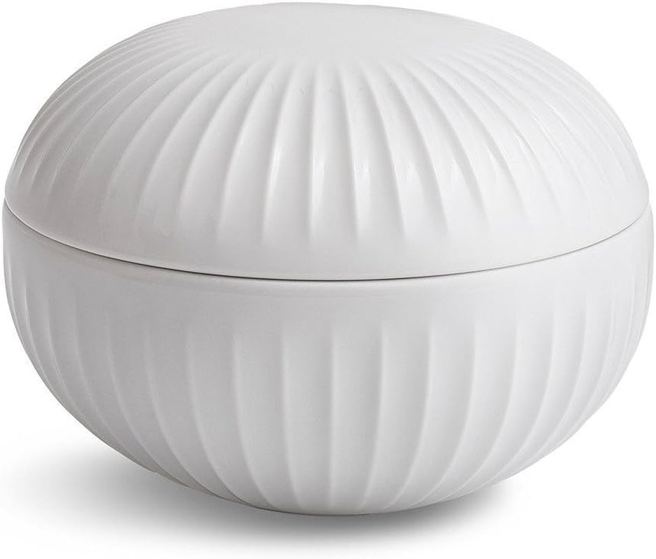 Kähler Bonbonniere Ø12 cm Hammershøi Dekoration Dansk design, hvid Madkasser Naty Shop Standard titel