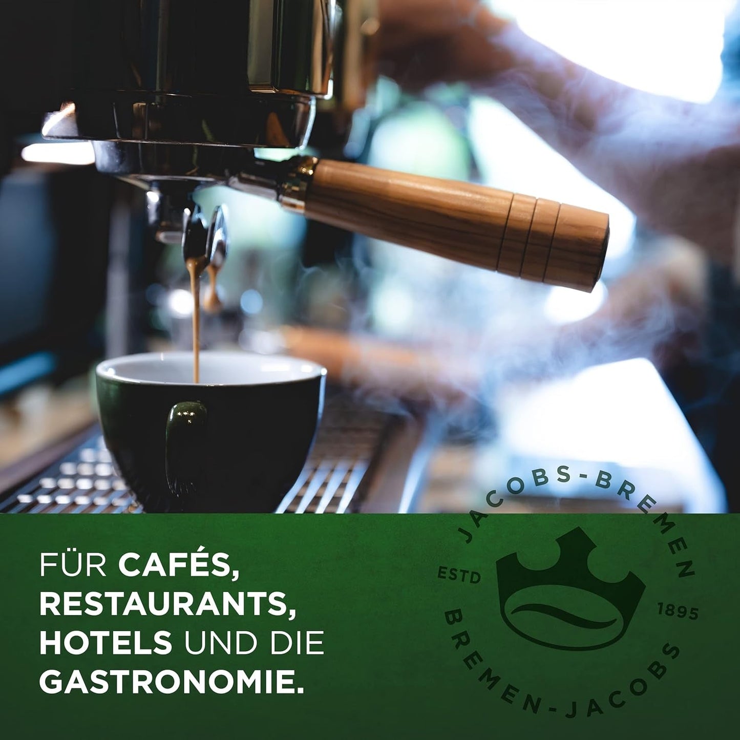 Kaffebønner Jacobs Professional Le Grand Café Creme, intensitet 2/5, hele kaffebønner, 1 kg