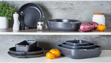 Peugeot Appolia Rechteckige Auflaufform Mit Griffen, Keramik, Schiefer / Grau, 7,2X31X21,7 Cm, Fassungsvermögen: Ca. 2 L, 60060 Forme og bageplader Naty Shop