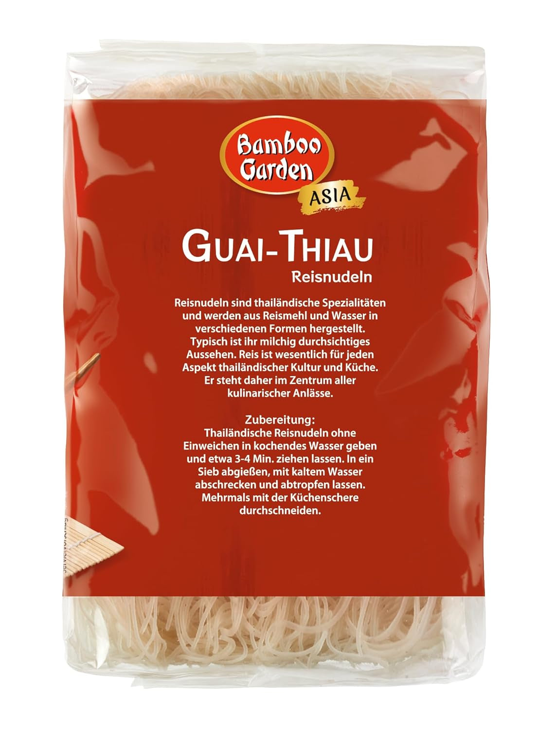 Bamboo Garden Guai Thiau risnudler 250 g (emballagedesign kan variere)