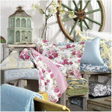 Laura Ashley Home Rüschen Garden Collection quilt, 100% bomuld, Ultra blød, Til alle årstider, Vendbar, Elegant, Dobbeltseng, Cremefarvet (197783) Dyner og dyner Naty Shop