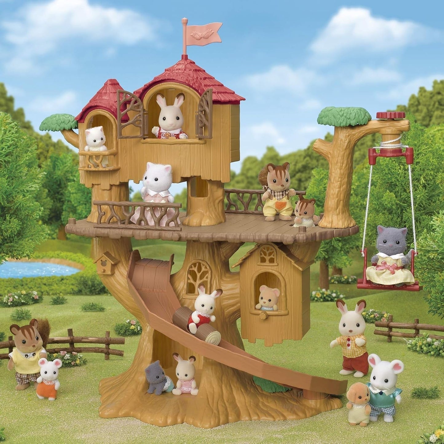 Sylvanian Families 5494 Adventure Tree House - Dukkehus Legesæt Dukkehuse Naty Shop
