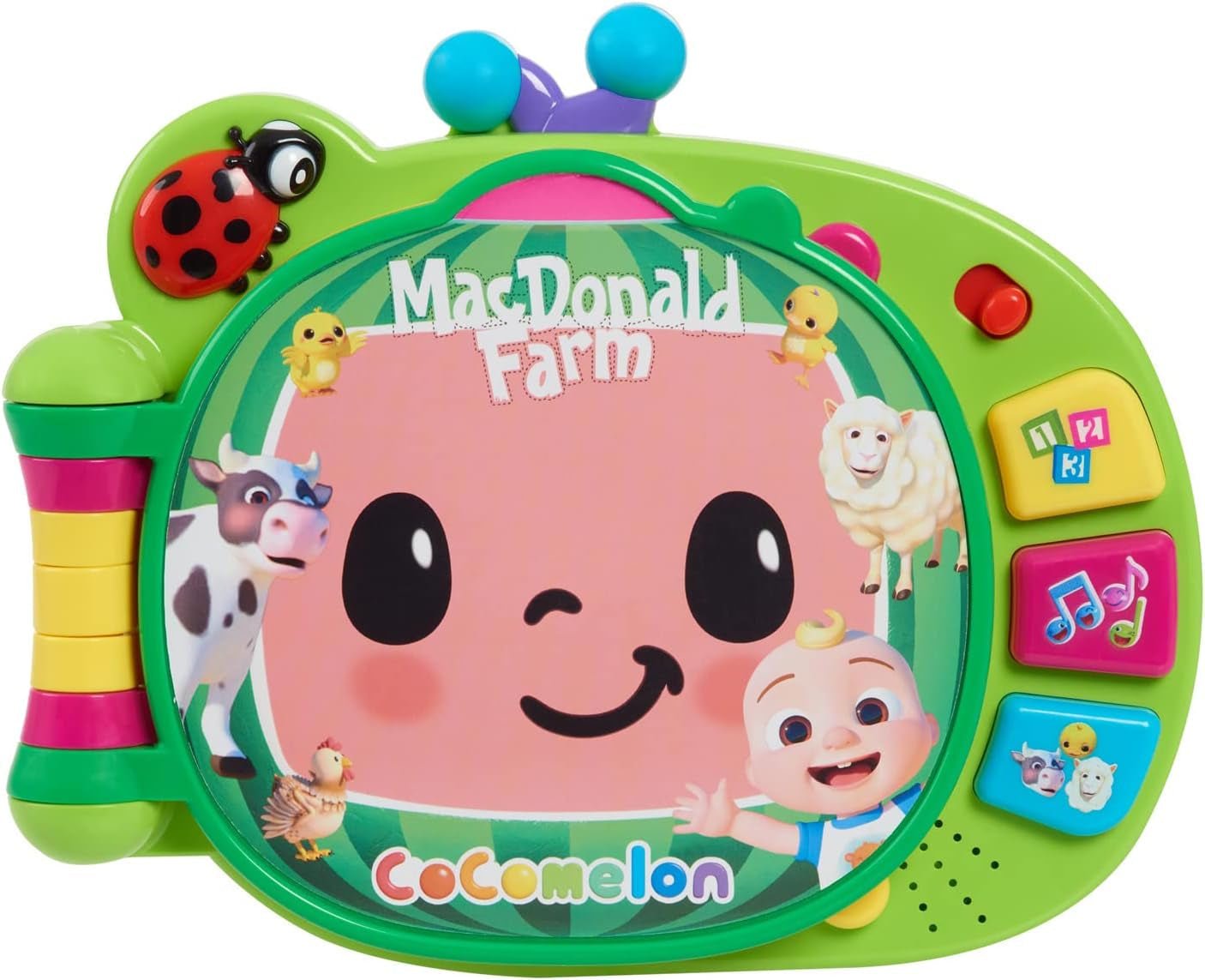 CoComelon , J.J læringsbog, læringsfunktioner og elektronik, legetøj til børn fra 18 måneder, CCM10 (fransk version) Bebe Toys Naty Shop