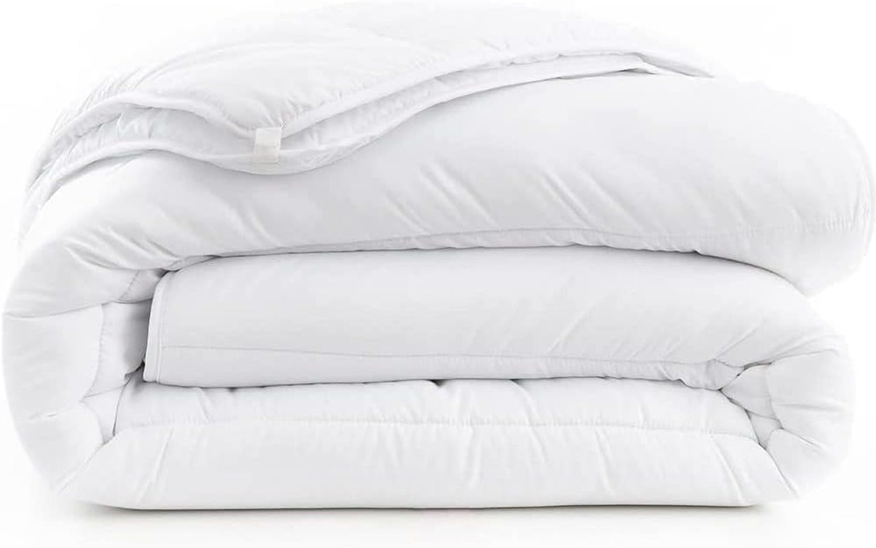 Abeil 4-sæsons quilt, hvid, polyester, hvid, 240 X 260 Cm Dyner og dyner Naty Shop 240 X 260 Cm