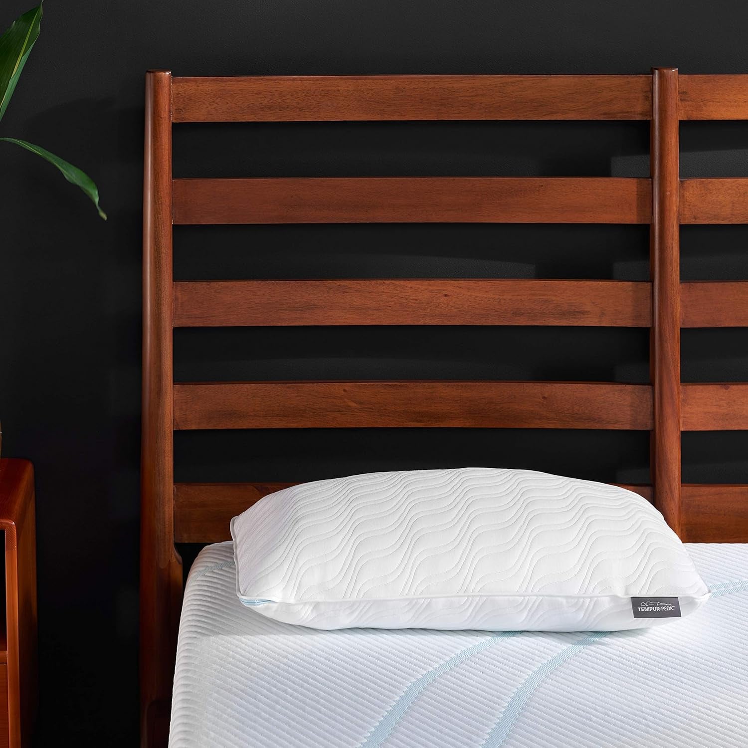 TEMPUR-PEDIC Tempur-Cloud Prohi pude, memoryskum, hvid/overdådig have, King Naty Shop Standardpuder Lav King