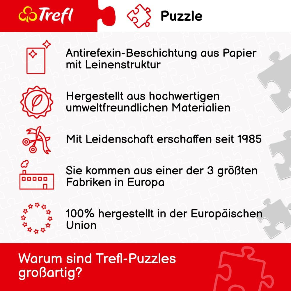Trefl - Bora-Bora Island - 500 brikker puslespil - gør-det-selv ferieudsigt Puslespil Kreativ underholdning Sjovt klassisk puslespil for voksne og børn 10+ puslespil Naty Shop