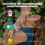 Eco Diapers Eco fra Naty Baby Eco Diapers - premium økologiske bleer, miljøvenlige, lavet af plantebaserede materialer, ideel til følsom babyhud (størrelse 5 - 80 stk.)