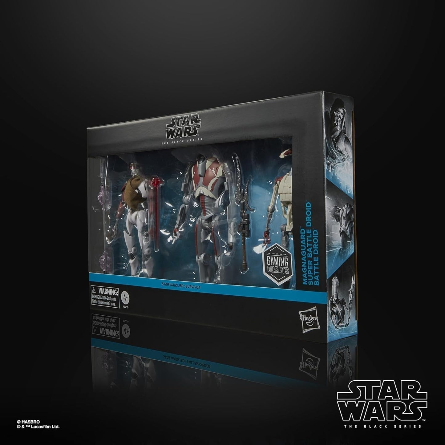 Star Wars Black Series Magna Raider, Super Battle Droid, Jedi Battle Droid: Survivor Action Figurer 3-pak, skala 15 cm Actionfigurer Naty Shop