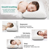 Fityou Memory Foam Pude Nakkestøttepude Ergonomisk Sovepude Kølepude Dobbeltsidet design Vaskbart pudebetræk (67,5X40X13Cm) Cervikale ortopædiske puder Naty Shop