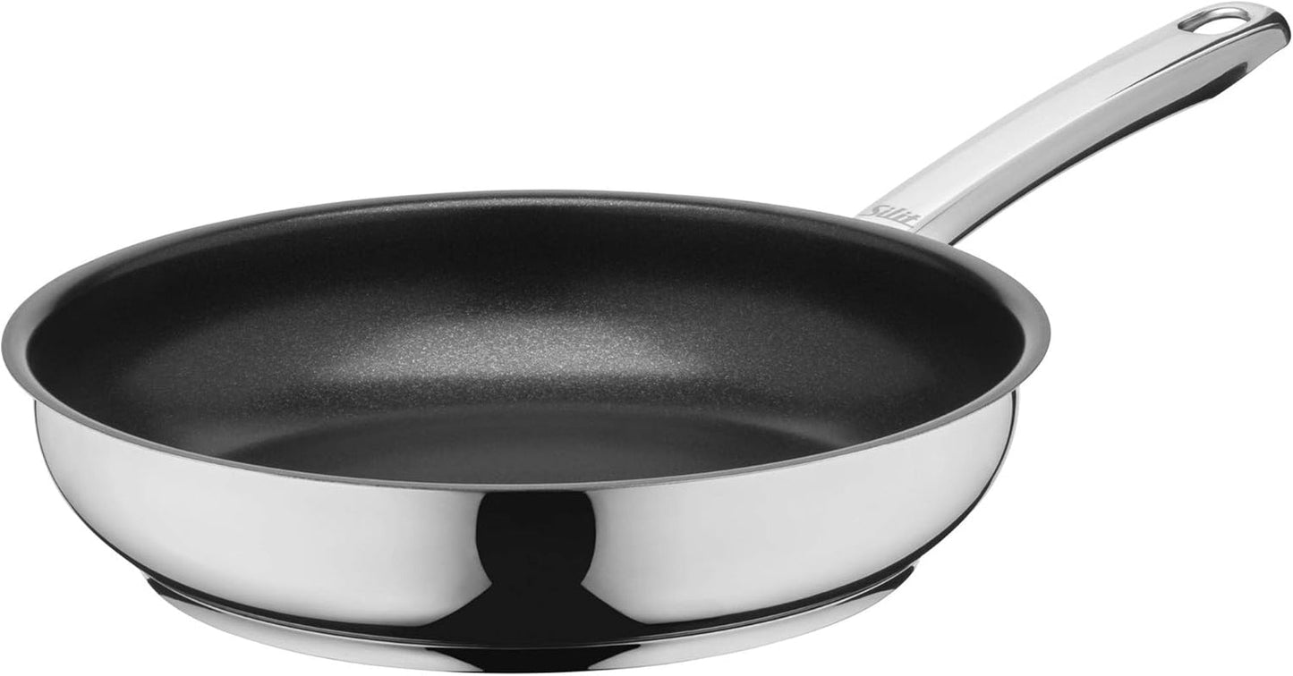 Induktionspande Silit Calabria, rustfrit stålhåndtag, ovnfast Gryder og pander Naty Shop Pan 24 Cm
