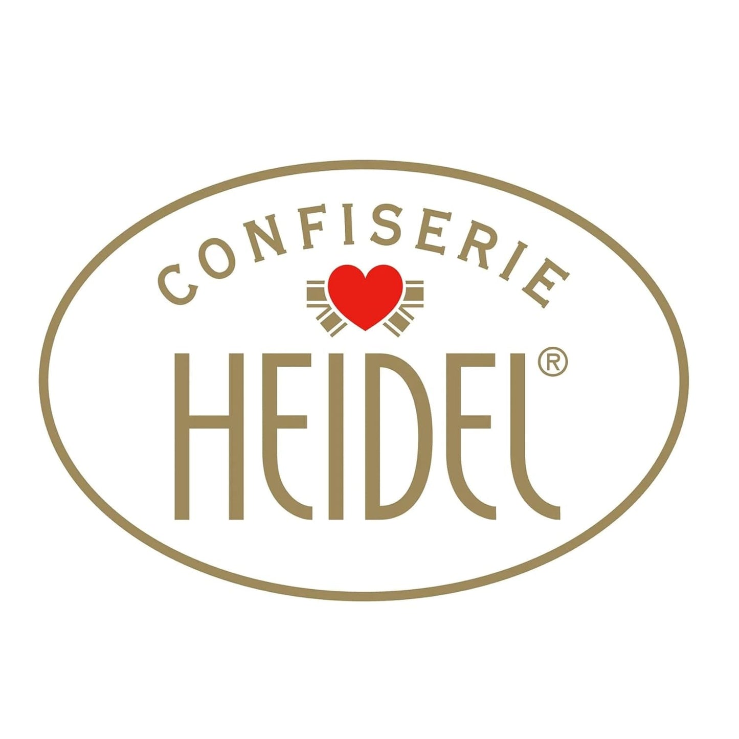 Heidel påskekort gaveæske 183g, premium mælkechokoladepraline med dekorativ metalæske, ideel som påskegave