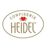 Heidel påskekort gaveæske 183g, premium mælkechokoladepraline med dekorativ metalæske, ideel som påskegave