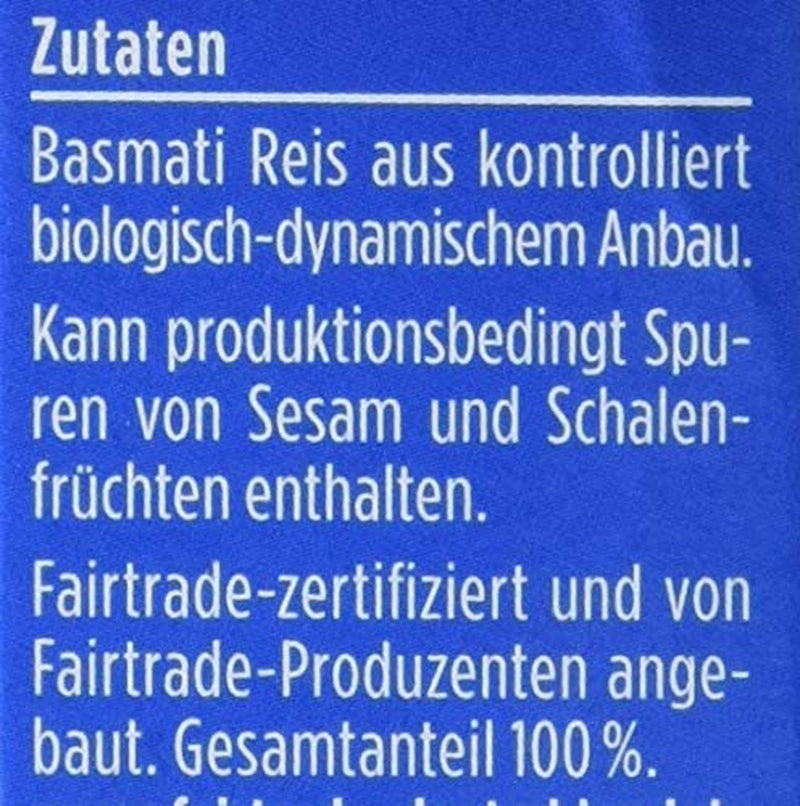 Davert økologiske basmatiris i kogeposer, 2 poser, 250g