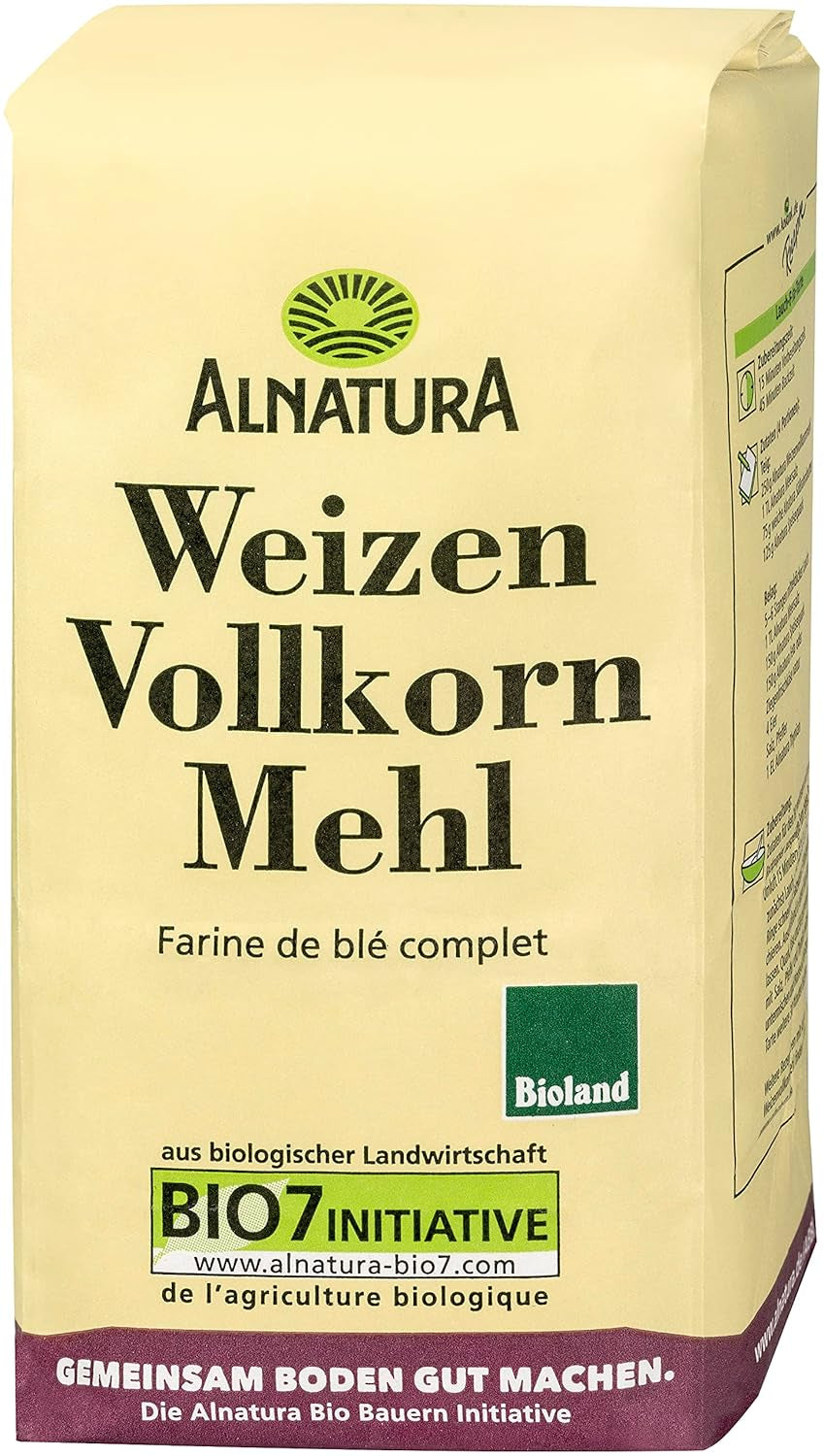 Økologisk fuldkornsmel, 1 kg