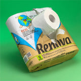 Renova 100% GENBRUG toiletpapir 9 ruller, hvid, alm