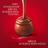Lindt Chokolade | Mælkechokolade kegle LINDOR | 500g | 38 mælkechokoladekugler med smelte-i-mund-fyld | Chokolade gave