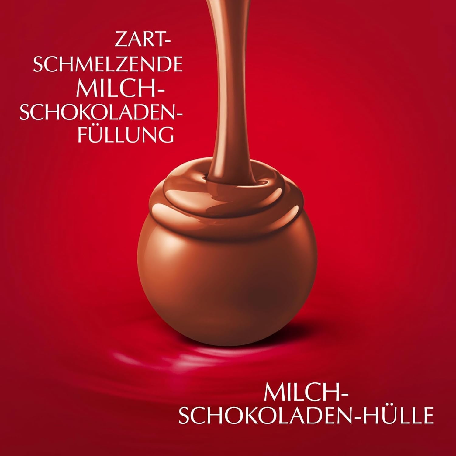 Lindt Chokolade | Mælkechokolade kegle LINDOR | 500g | 38 mælkechokoladekugler med smelte-i-mund-fyld | Chokolade gave