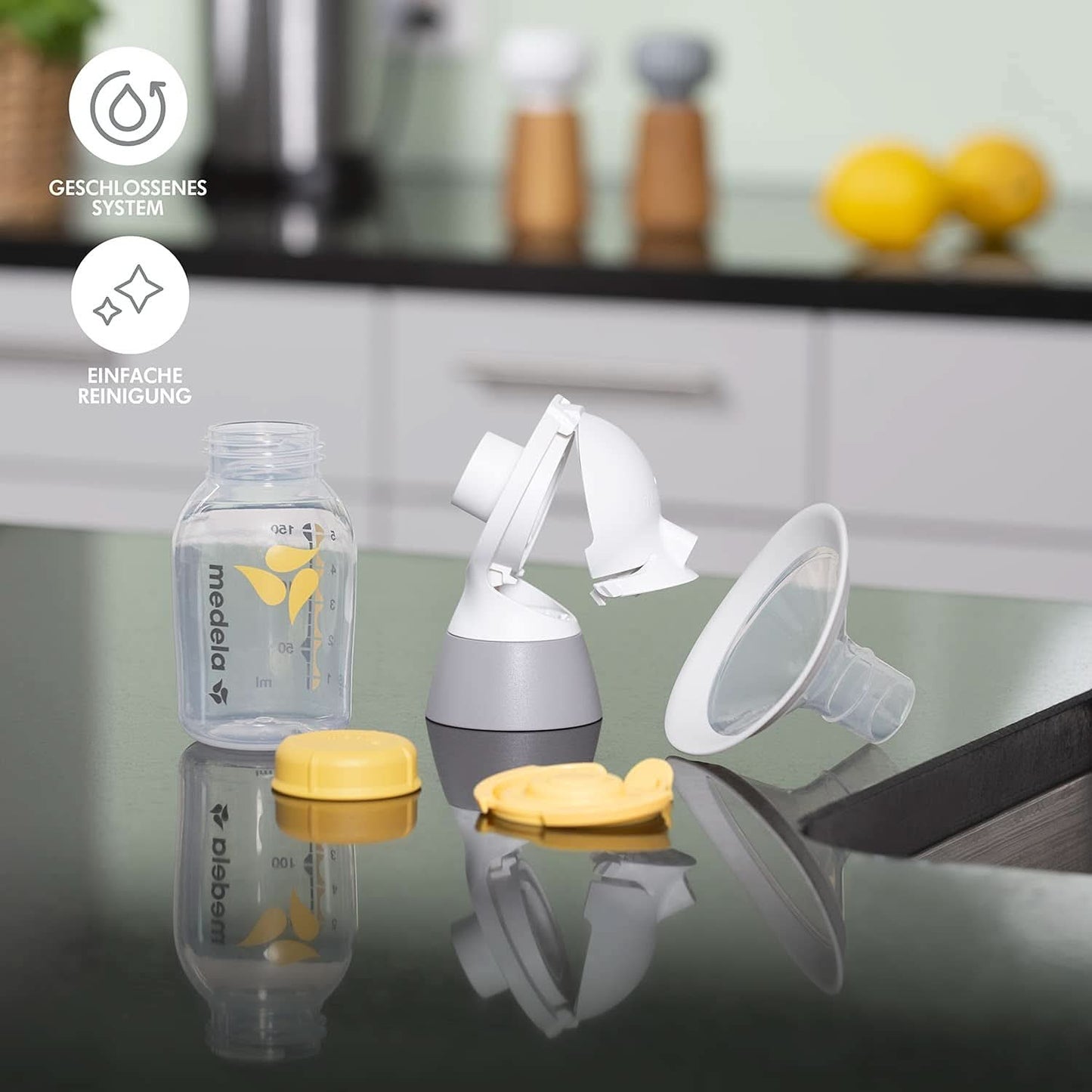 Medela Swing Maxi dobbelt elektrisk pumpe - genopladelig via USB Mad og ammetilbehør Bebe Naty Shop
