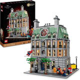 LEGO Marvel Sanctum Sanctorum 3-trins modulbyggesæt med Doctor Strange og Iron Man minifigurer Avengers: Endgame Toy House Fan Samlerobjekt Great Room Decor 76218 Byggesæt Besuche den LEGO-Store Single