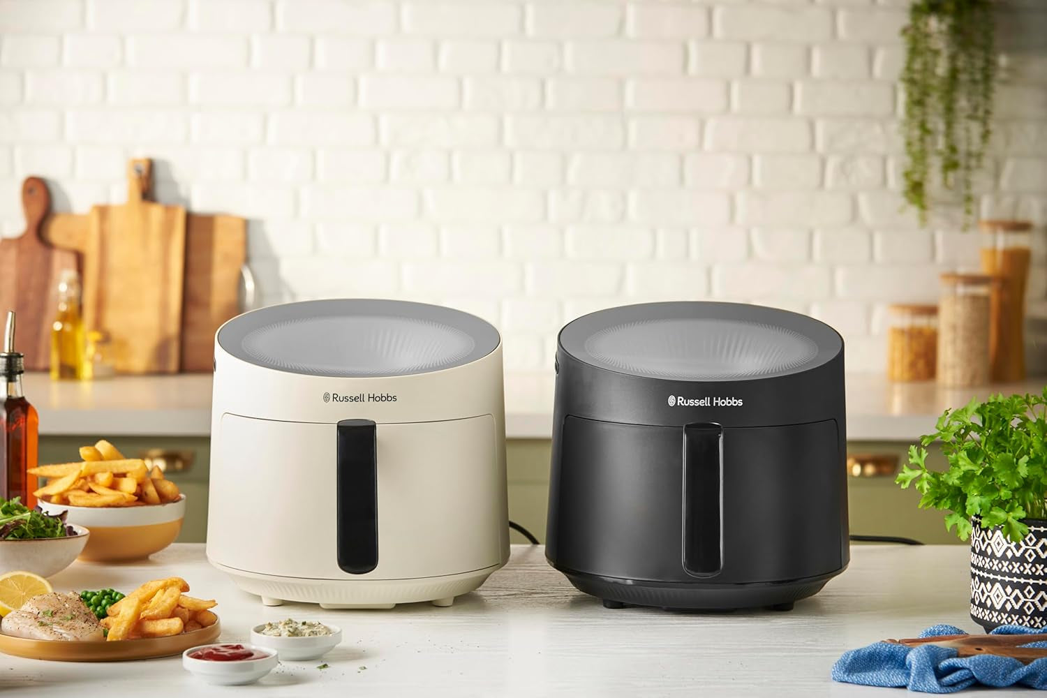 Russell Hobbs Airfryer, 5 liter, 10 programmer, visningsvindue Naty Shop Appliances