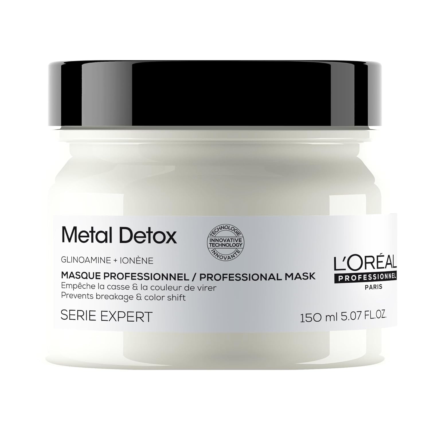 L'Oréal Professionnel Professional Restructuring maske til alle hårtyper, hjælper med at reparere skader og genopretter hårets styrke, Absolut Repair Molecular, 150 ml Naty Shop Hair Mask Standardtitel