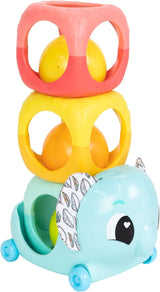 LAMAZE Octivity Time Baby Sensorisk Legetøj Blød Baby Leg og Discovery Octopus Toddler Velegnet til 6 måneder gamle drenge og piger 1 år gammelt babylegetøj Naty Shop stabelbart ranglebloksæt
