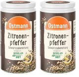 Ostmann Gewürze - Zitronenpfeffer Gewürzzubereitung | Til salatdressinger, saucer og fiskeretter 40 g i Der Streudose