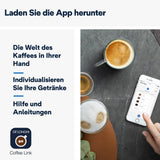 De'Longhi Dinamica Plus ECAM 370.70.B Fuldautomatisk espressomaskine med LatteCrema mælke-, cappuccino- og espressosystem, 3,5 tommer TFT farveberøringsskærm og appkontrol, kaffefunktion, sort