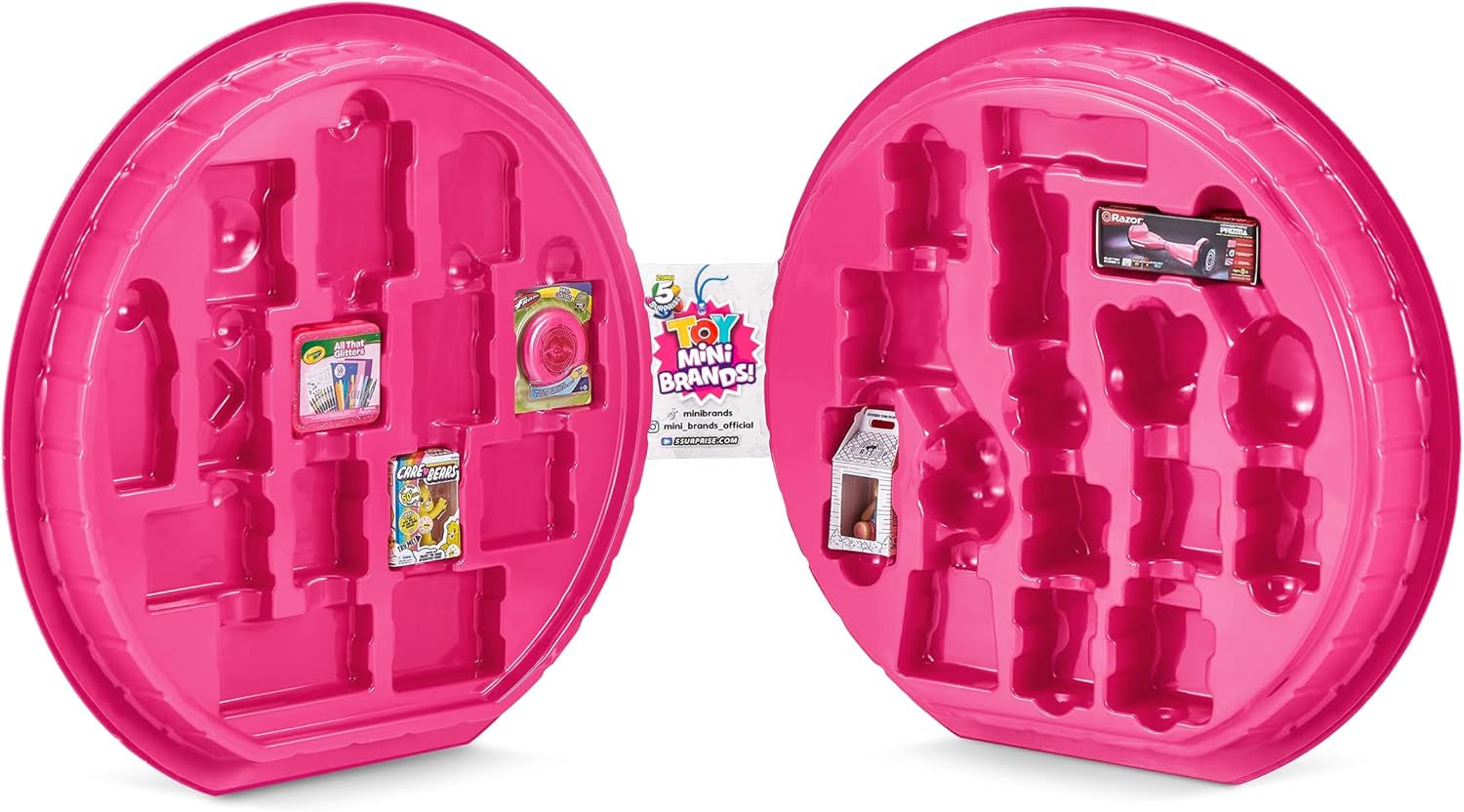 5 Surprise Toy Mini Brands Series 2 Collection Folder og 3 Surprise-kapsler fra ZURU Actionfigurer Naty Shop