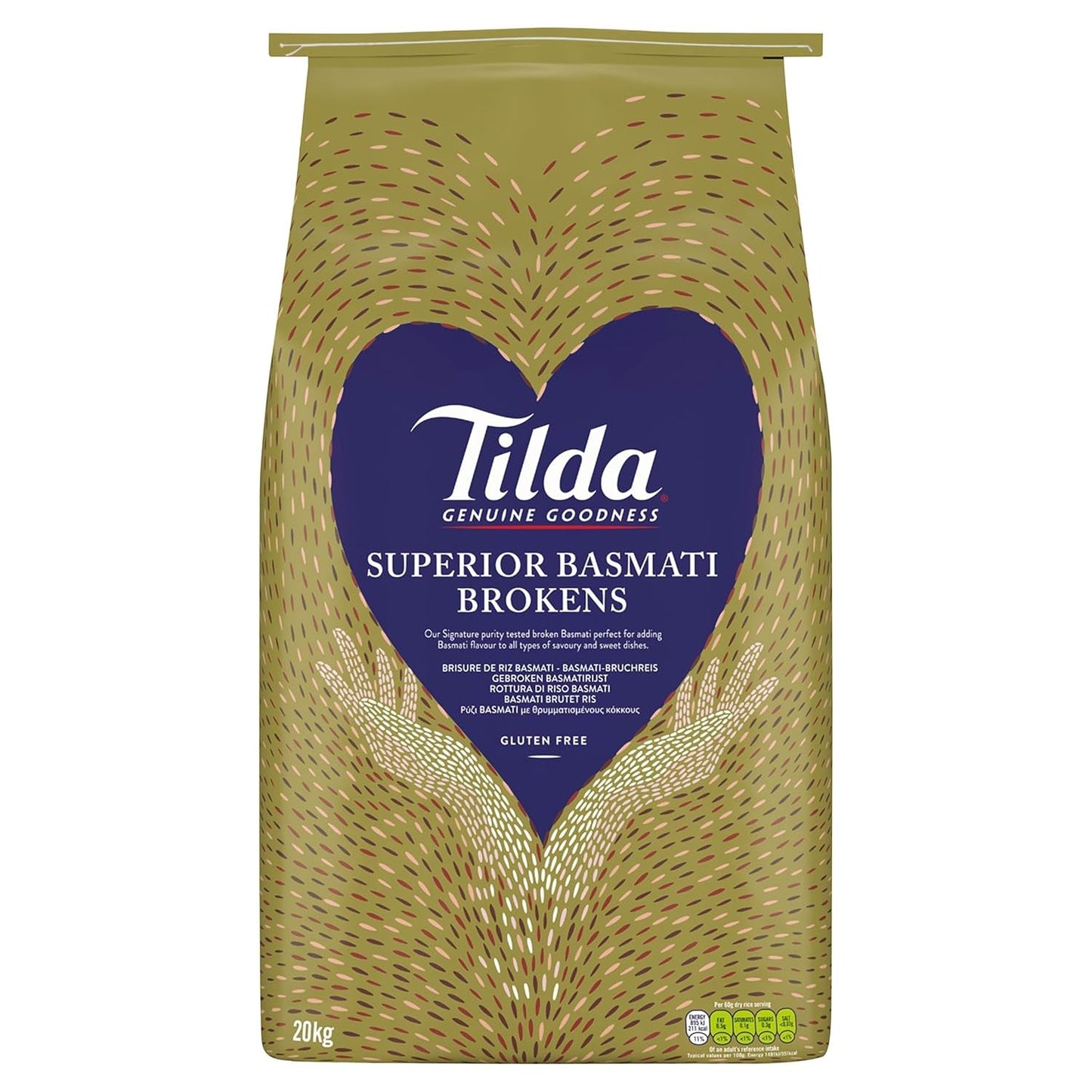 TILDA - knuste basmatiris - (1 x 20 kg)