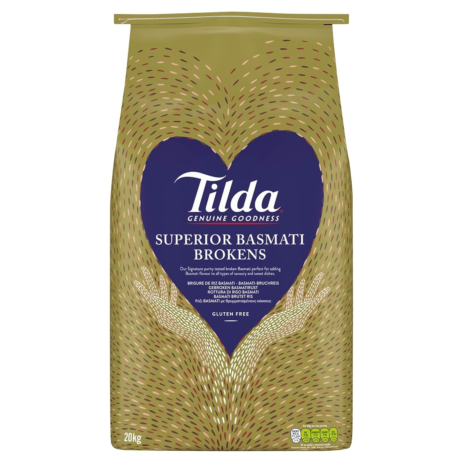 TILDA - knuste basmatiris - (1 x 20 kg)