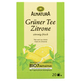 Økologisk grøn te med citron, 20 poser, 40 g