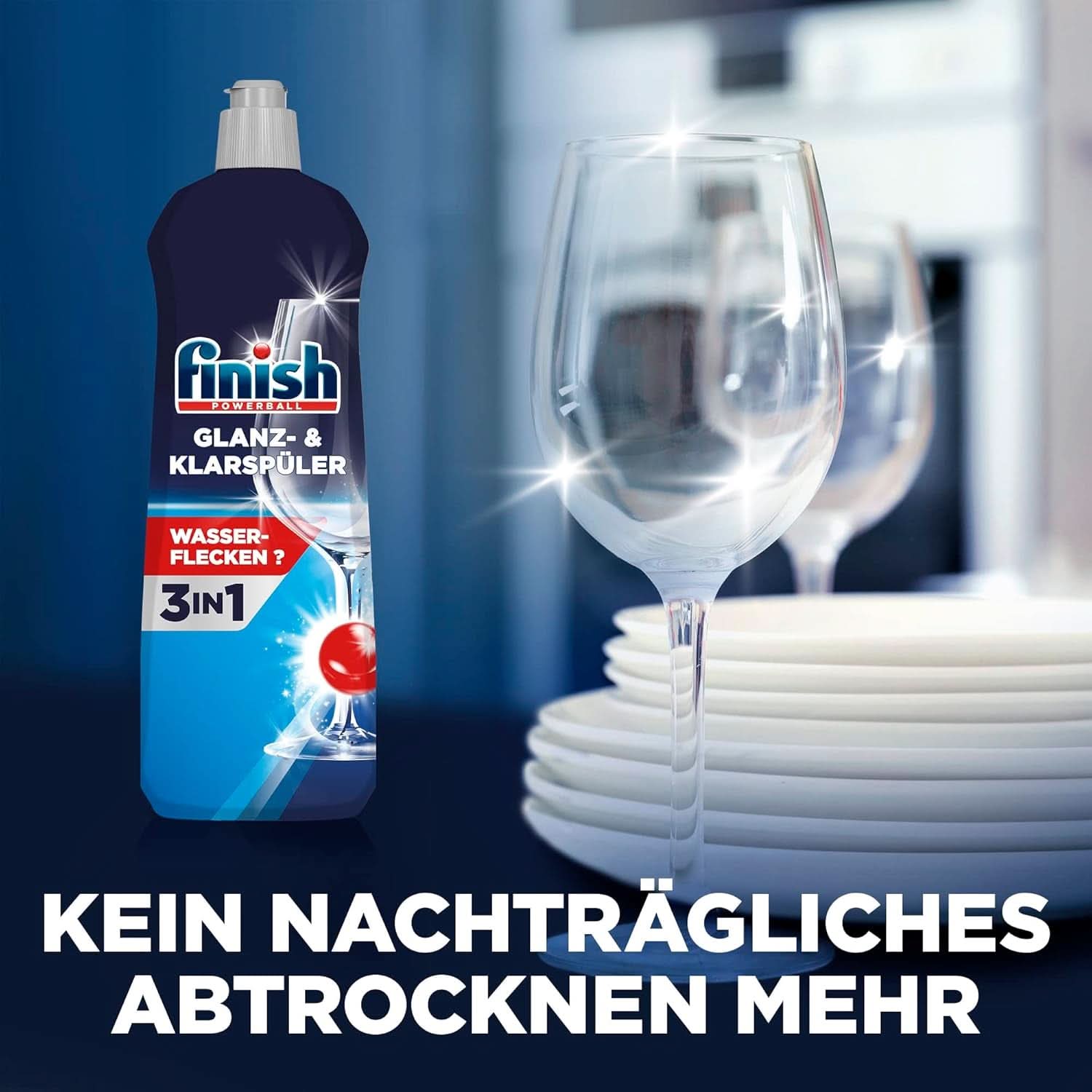Finish Shine & afspændingsmiddel - Til skinnende og tørre service uden vandpletter - Megapack 800 ml (3-pak) Naty Shop