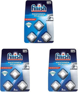 Finish Machine Cleaner Tabs - Opvaskemaskinens faner mod snavs og fedt inde i opvaskemaskinen 3 faner Naty Shop 3 sæt med 3 faner
