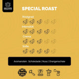 KING'S COFFEE - SÆRLIG RISTNING - 1 kg Barista Premium Espresso bønner - Kaffe med lav syreindhold - Lille batchristning i Italien - Den fineste Arabica-Robusta-blanding til fuldautomatiske og portafiltermaskiner