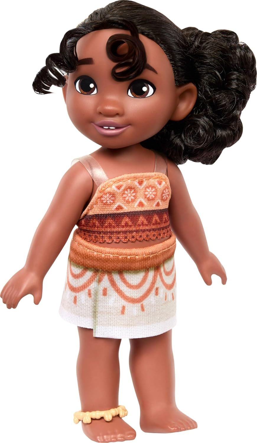 Mattel Disney Moana JBT41 Simea modedukke med ankeltilbehør 5 led og aftageligt tøj Filminspireret legetøj JBT41