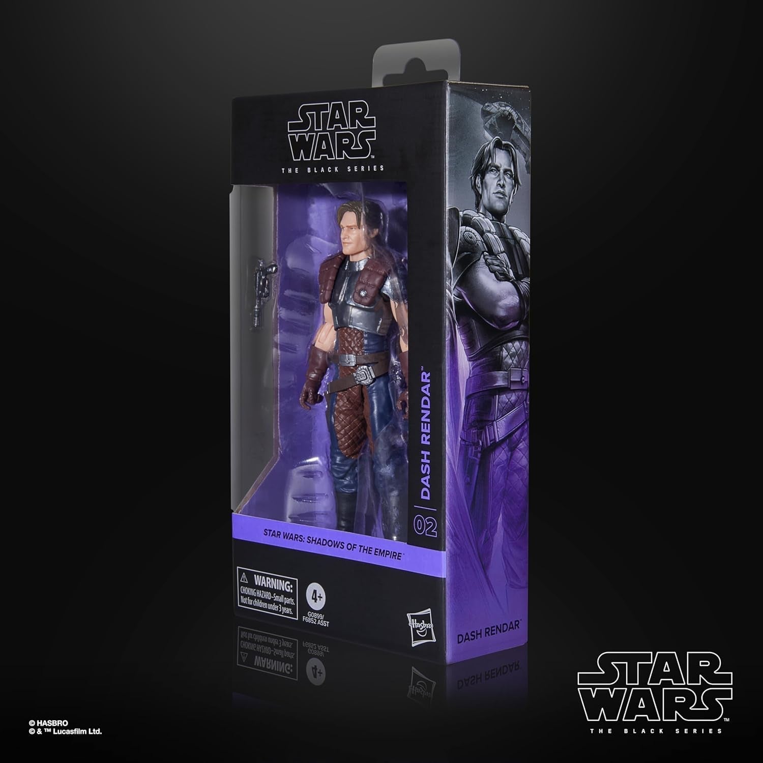 Star Wars Black Series Dash Rendar, Star Wars: Shadows of the Empire Collectible Figur (15 cm) Actionfigurer Naty Shop