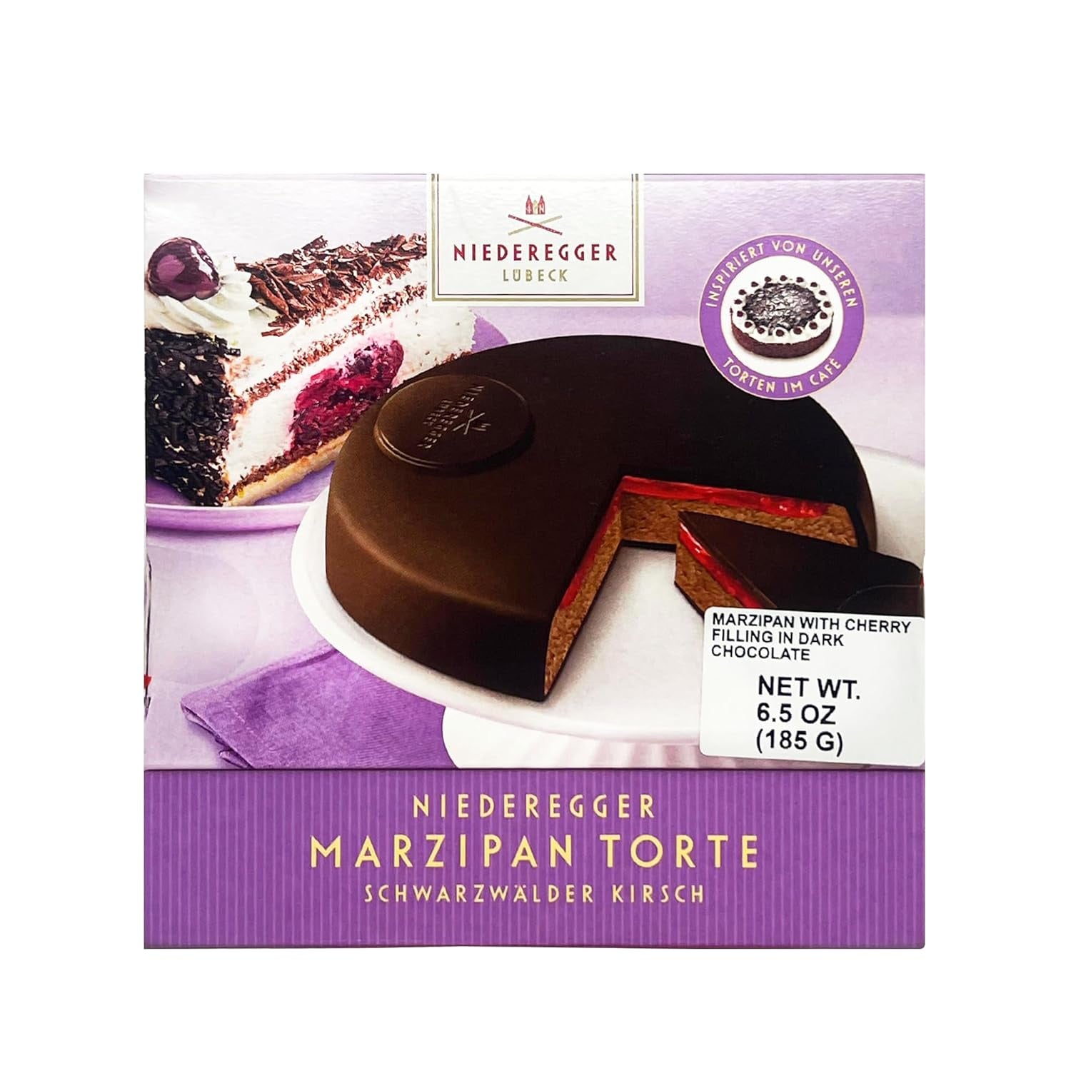 Niederegger marcipan kage 185g