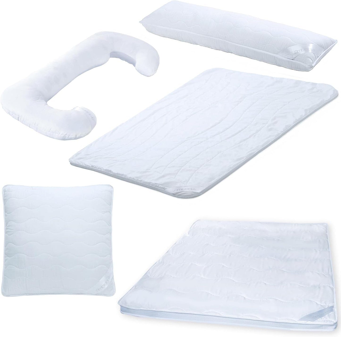 Ambiente sommer let quilt 220 X 240 Cm Microfiber quilt åndbar vinter sommer Dyner og dyner Naty Shop