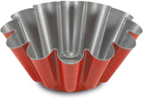 52022HGNA Rossana 2.0, buddingform 22 cm, stål med non-stick belægning, farve rød/grå, rustfrit stål Bageforme og plader Naty Shop