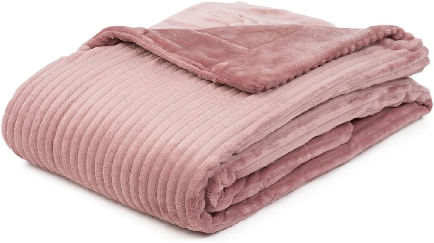 Gözze - Behageligt og blødt tæppe i fløjls-look, 1620G/stk, 150 X 200 Cm - kanel Senge og tæpper Besuche den Gözze-Store Mørk pink