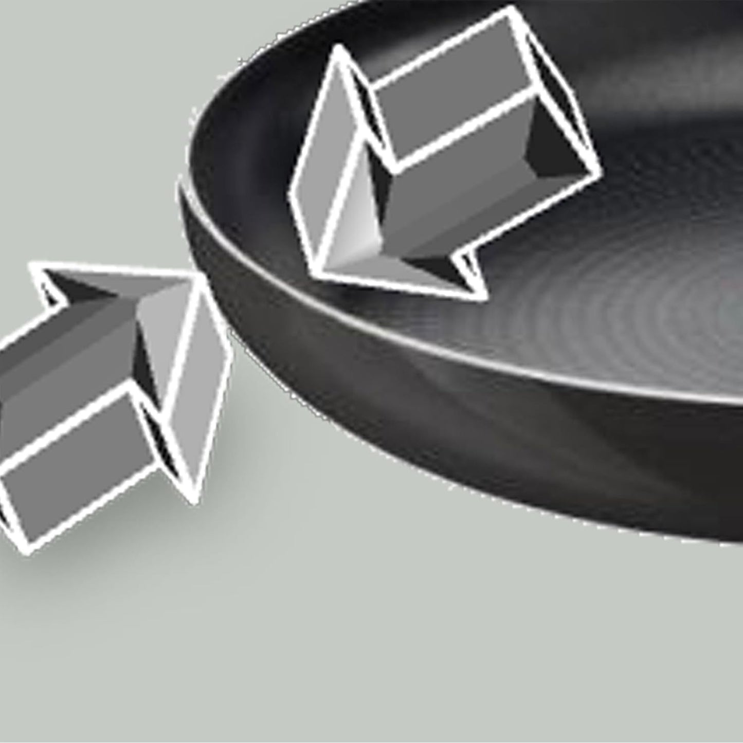 Tefal D52606 Resist, titanium non-stick belægning Gryder og pander Naty Shop