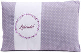 Gözze - Duftende urtepude, 200 G urteblandingsfyld, 100 % bomuldsbetræk, 30 X 20 Cm - Plaid Green Naty Shop Standardpuder Lilla prikker