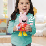 Peppa Pig dukke, taler og synger, pink, 20 cm
