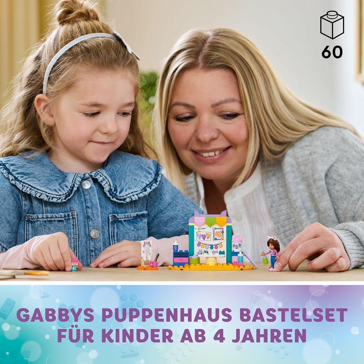 LEGO 4+ Gabbys dukkehus Håndværkssjov med babyæske, rollelegesæt, kreative kunst- og håndværkssæt til piger og drenge 4 år, model legetøjshus 10795 byggesæt Beuche den LEGO-Store