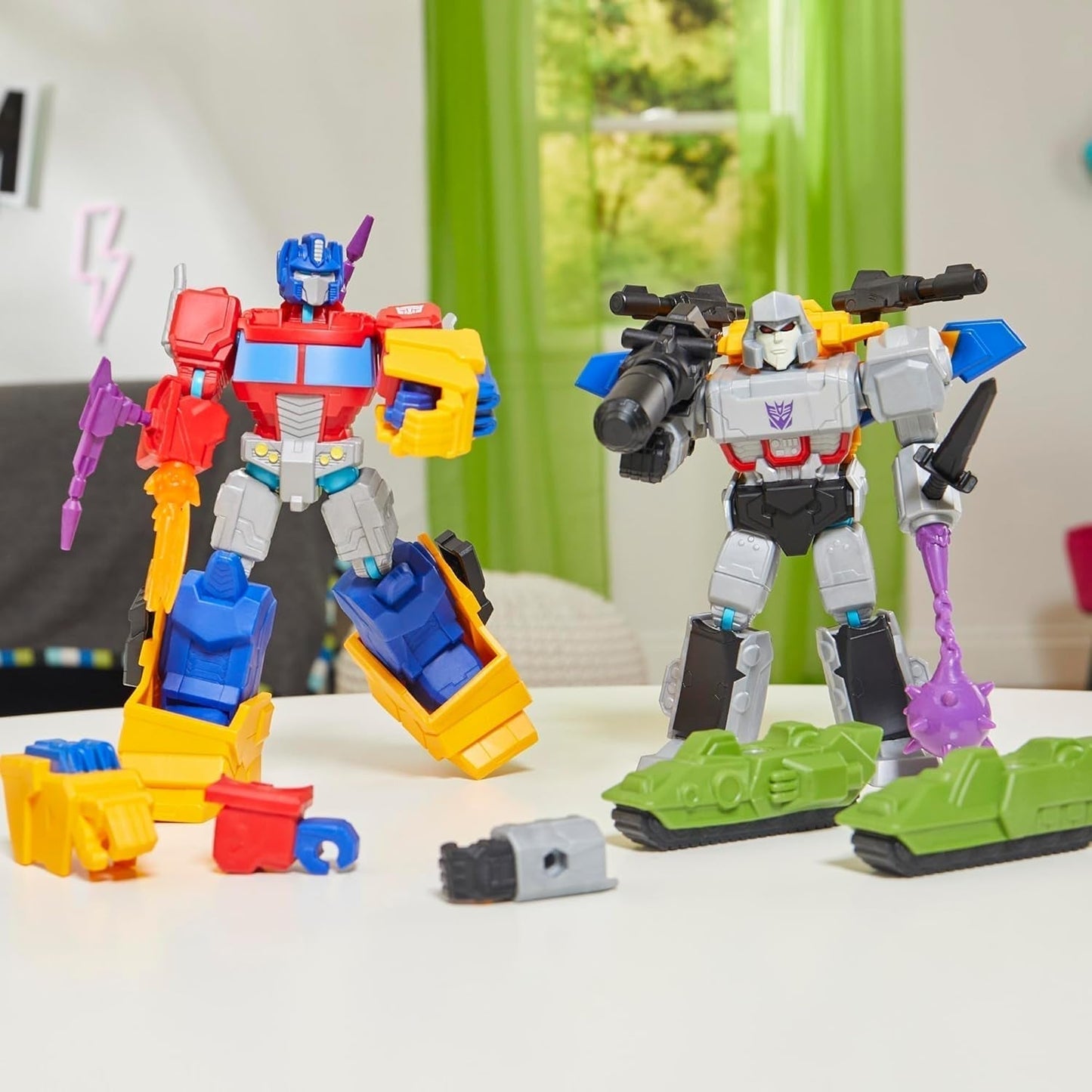 Transformers Mixmashers Optimus Prime Customizable Deluxe Action Figurer & tilbehør Actionfigurer Naty Shop